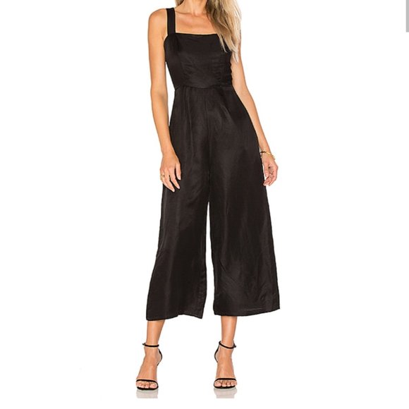 Capulet Pants - Capulet Black Linen Grazia Jumpsuit